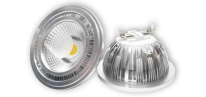 LED Spot QRB/AR111 COB 12W GU53 12V