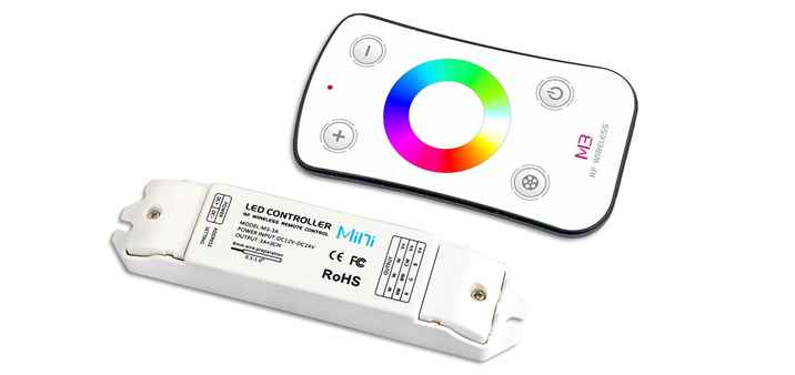 601 M3 Mini RGB LED RF Fernbedienung inkl. Controller