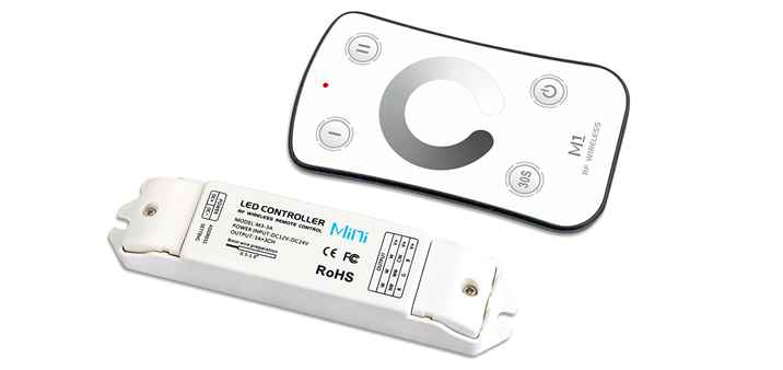 601 M1 Mini Dimmer LED RF Fernbedienung inkl. Controller