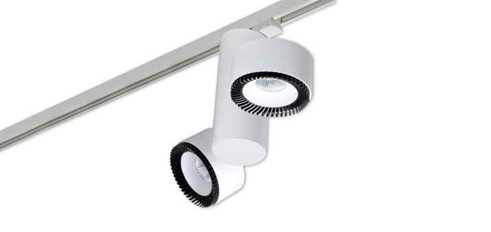 LUK Beluga LED Track Light 2 x 30 Watt