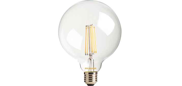 Toledo Filament LED Birne G120 7,5W E27 warmweiß