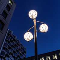 Detailansicht Sonderanfertigung Mastleuchten